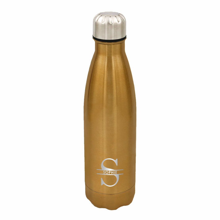 Trinkflasche Edelstahl mit Namen - Design Joyful
