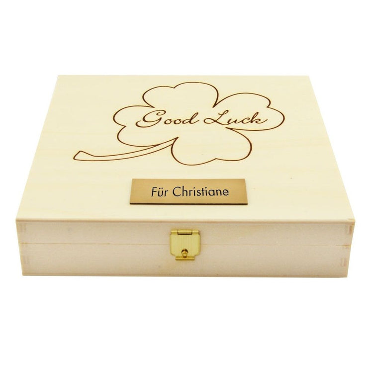 Glückshufeisen mit Gravur