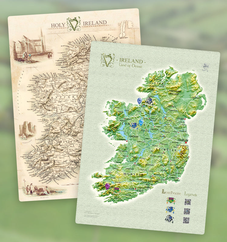 Lordschaft Geschenk Urkunde  -  Irish Lady und Lord of Kerry