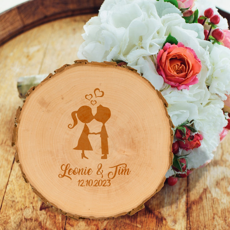 Baumscheibe Pärchen - personalisiert
