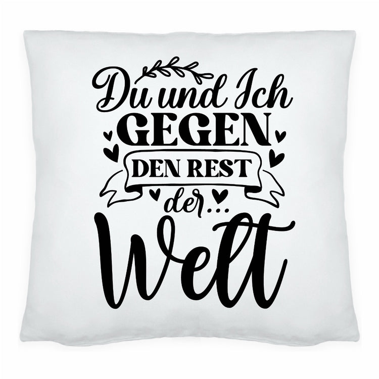 Kissen Du und ich