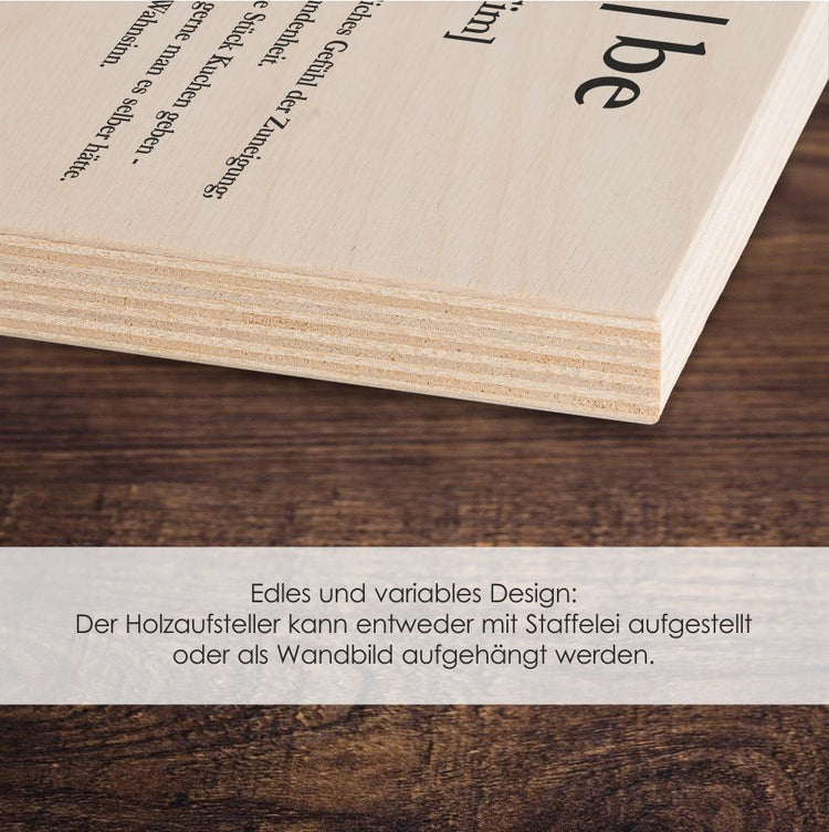 Holzbild MAMA - Wörter