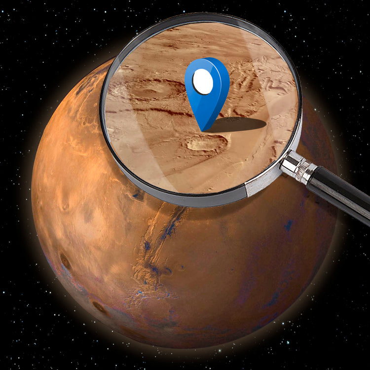 Marsgrundstück Claim - persönliches Stück Land auf dem roten Planeten