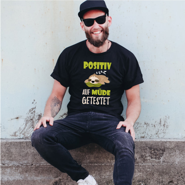 Schlafshirt Positiv Müde