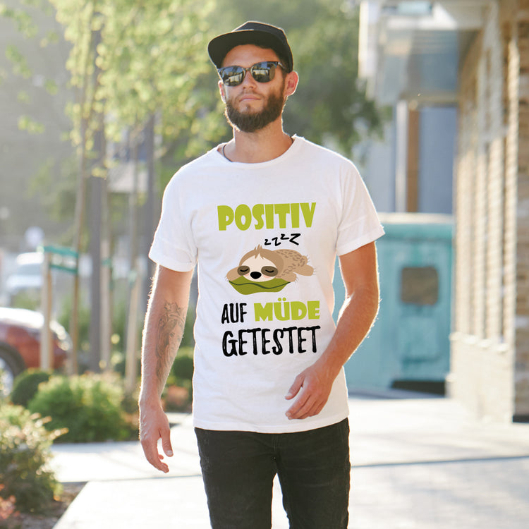 Schlafshirt Positiv Müde
