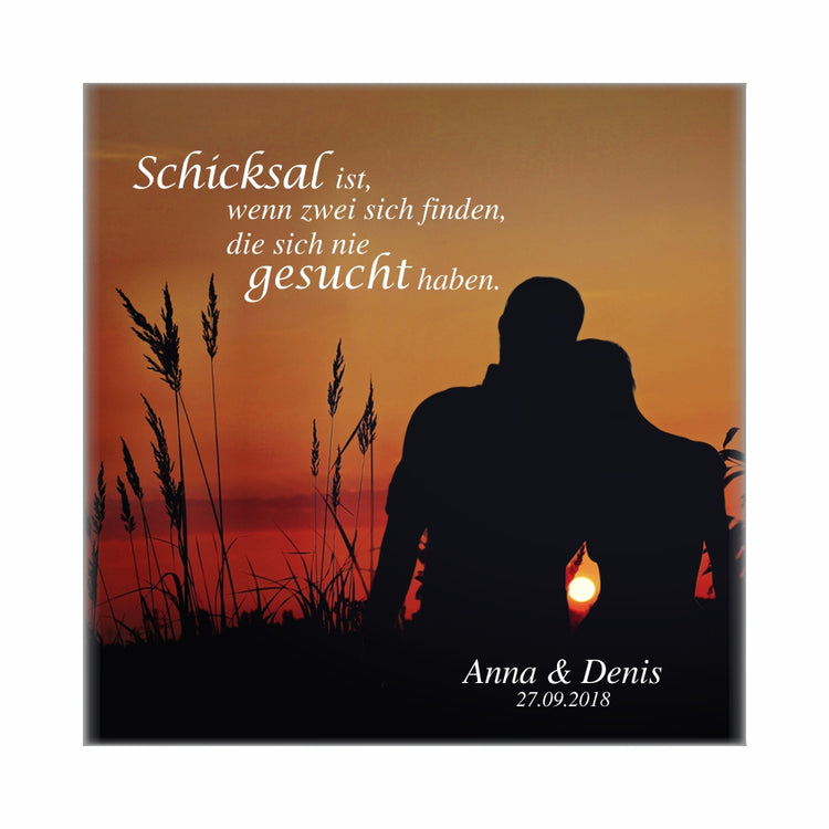 Personalisierte Leinwand Schicksal