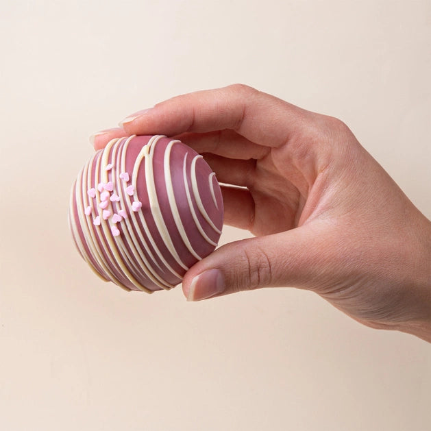 Schokoladenkugel Ruby mit Marshmallows