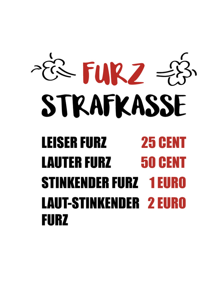 Spardose Furz Strafkasse