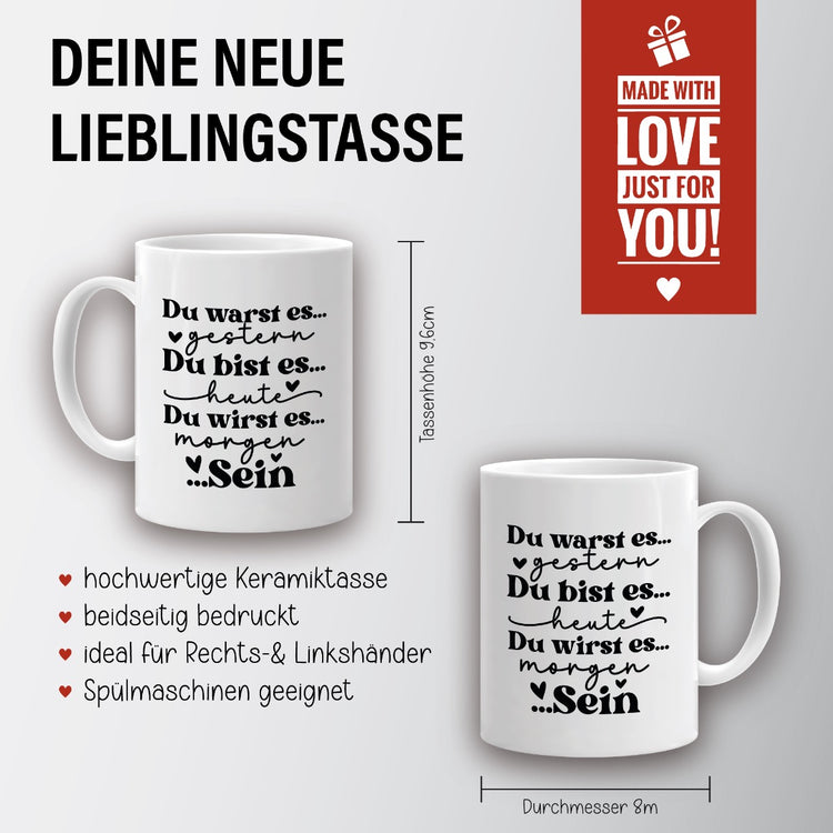 Tasse Du bist es