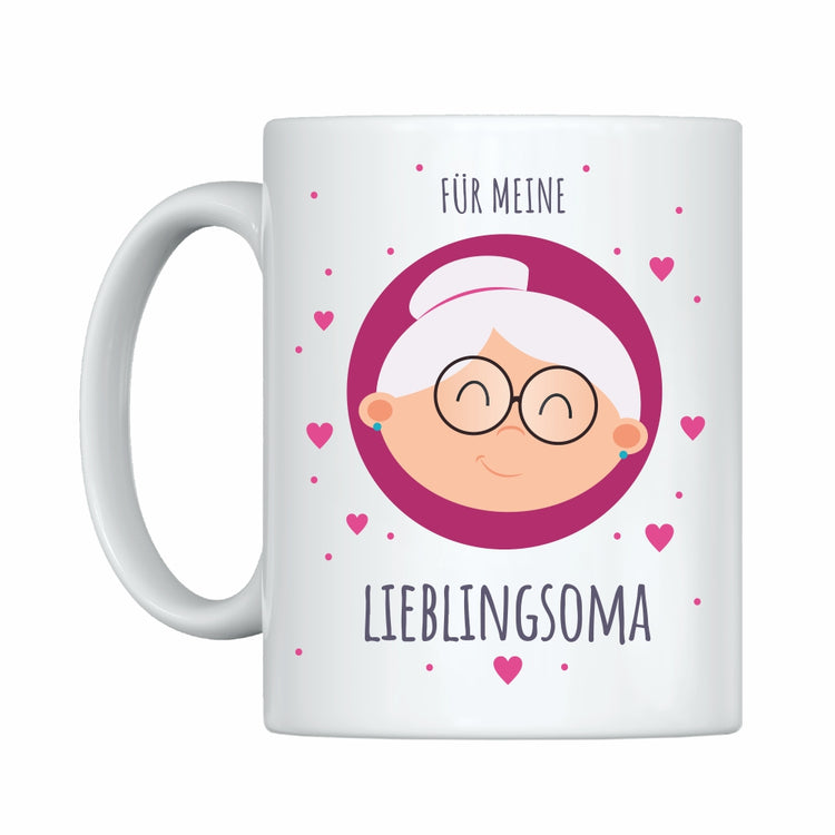 Tassen-Set Für meine Lieblingsoma & Für meinen Lieblingsopa