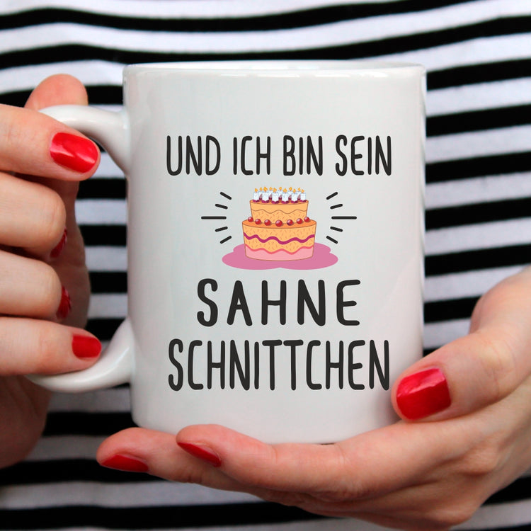 Tassen-Set Ich bin ein Bäcker & Und ich bin sein Sahneschnittchen