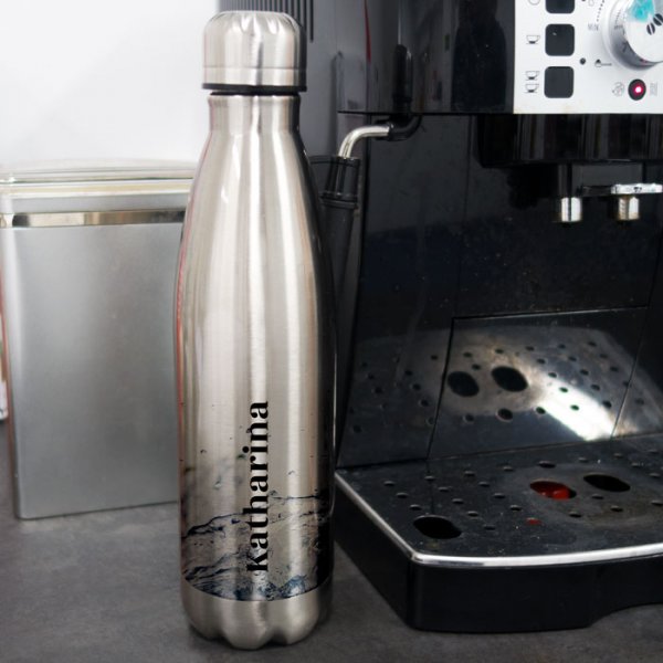 Trinkflasche mit Wunschnamen