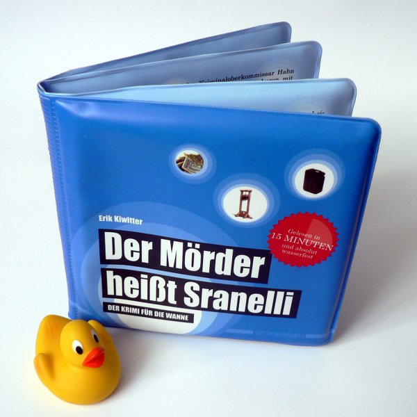 Badewannenbuch Krimi Der Mörder heißt Sranelli