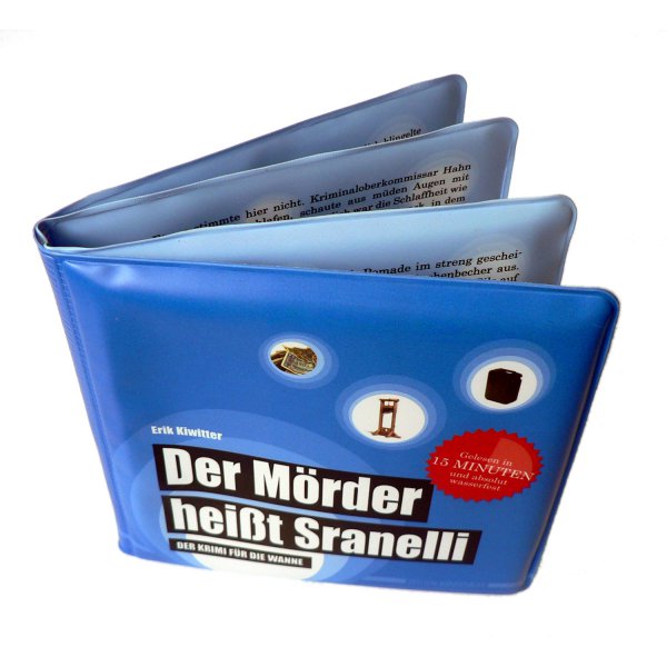 Badewannenbuch Krimi Der Mörder heißt Sranelli