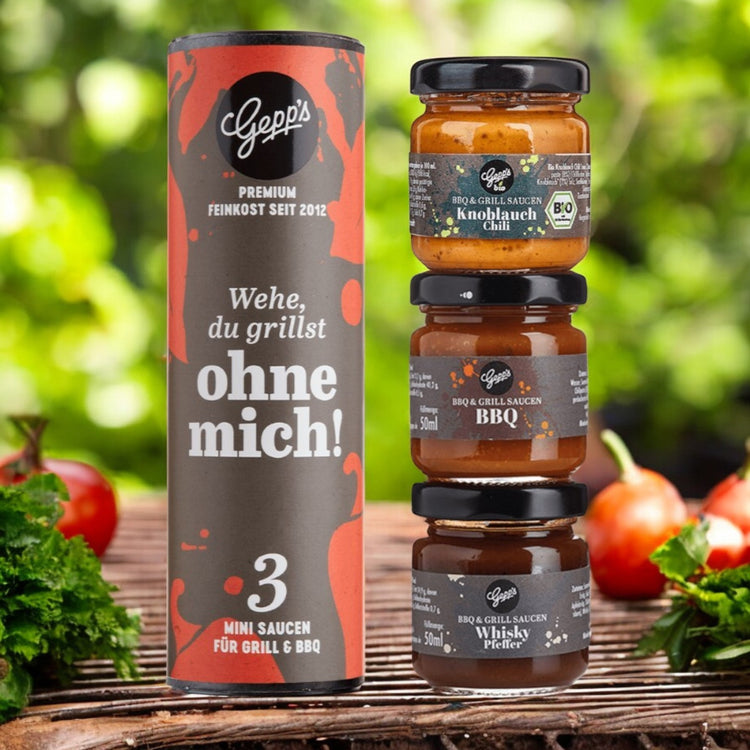Wehe, du grillst ohne mich! - Geschenk-Set