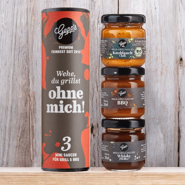 Wehe, du grillst ohne mich! - Geschenk-Set