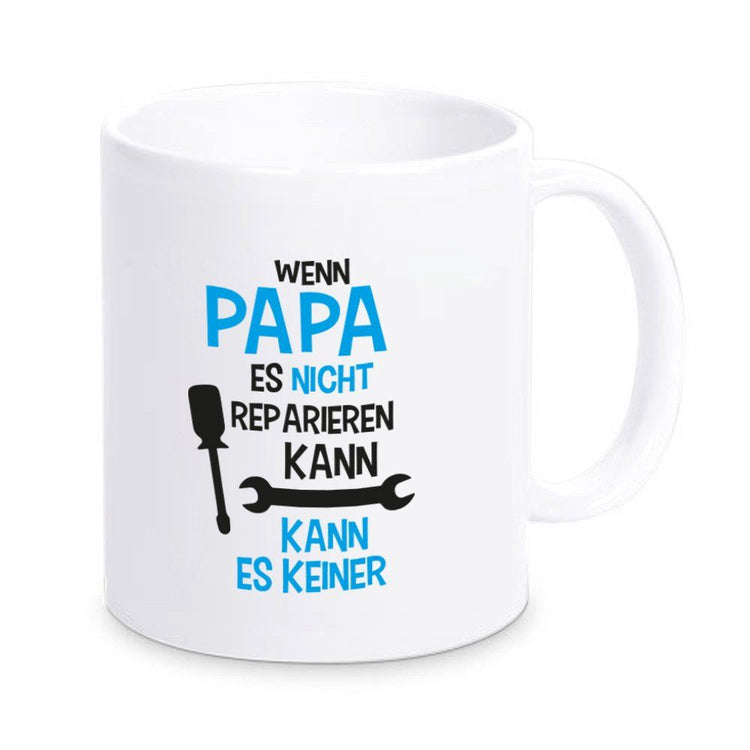 Geschenkset Wenn Papa es nicht reparieren kann, kann es keiner (Kissen & Tasse)