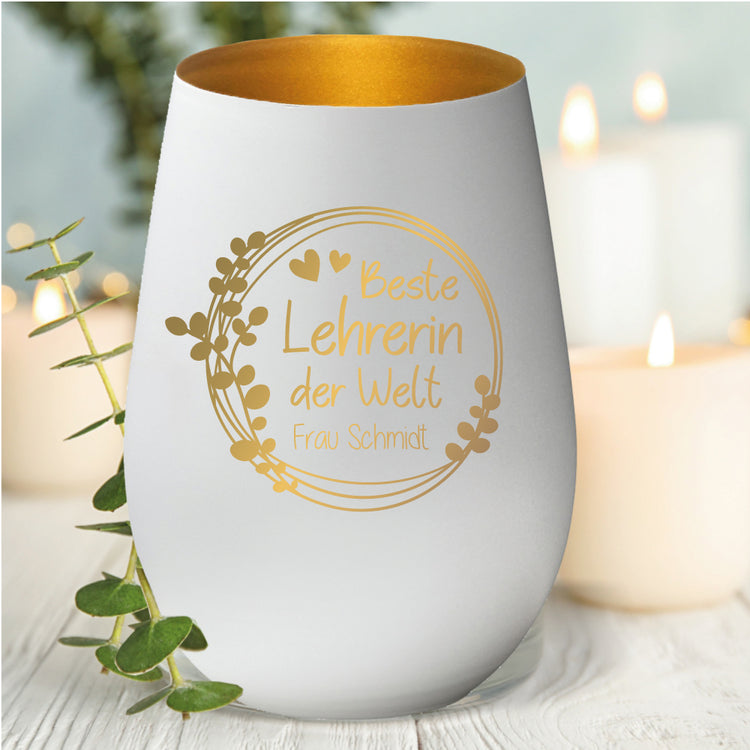 Windlicht Beste Lehrerin