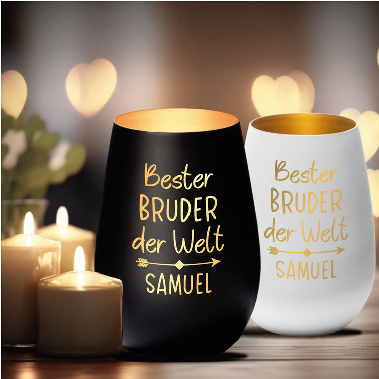 Windlicht Bester Bruder