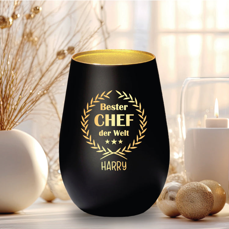 Windlicht Bester Chef
