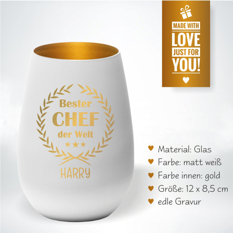 Windlicht Bester Chef